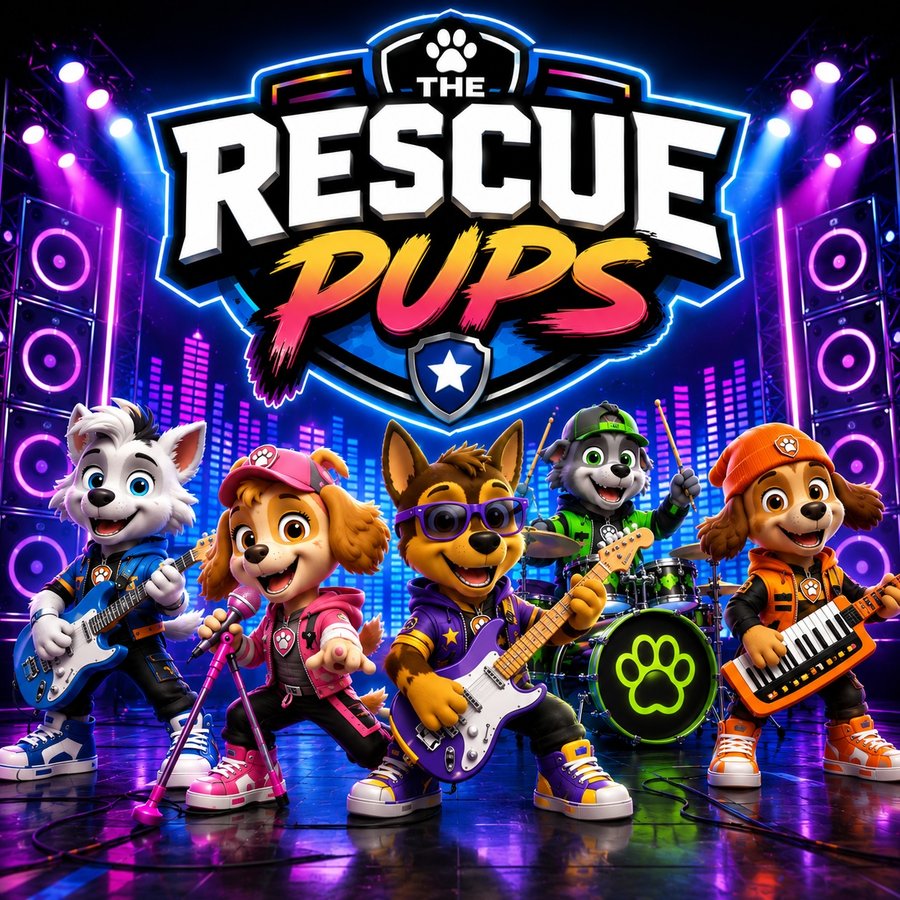 Cover art for Rescue Pups Roll